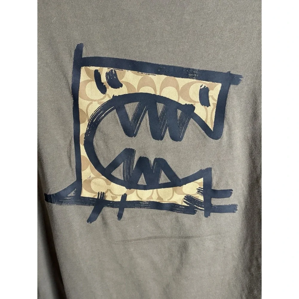 Coach x Guang Yu Green Rexy Graffiti Signature Graphic T-Shirt, Men's Size X-Lg